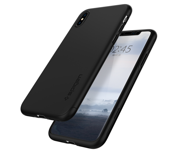 Spigen Thin Fit 360 Case do iPhone X/XS Black - 452021 - zdjęcie 8